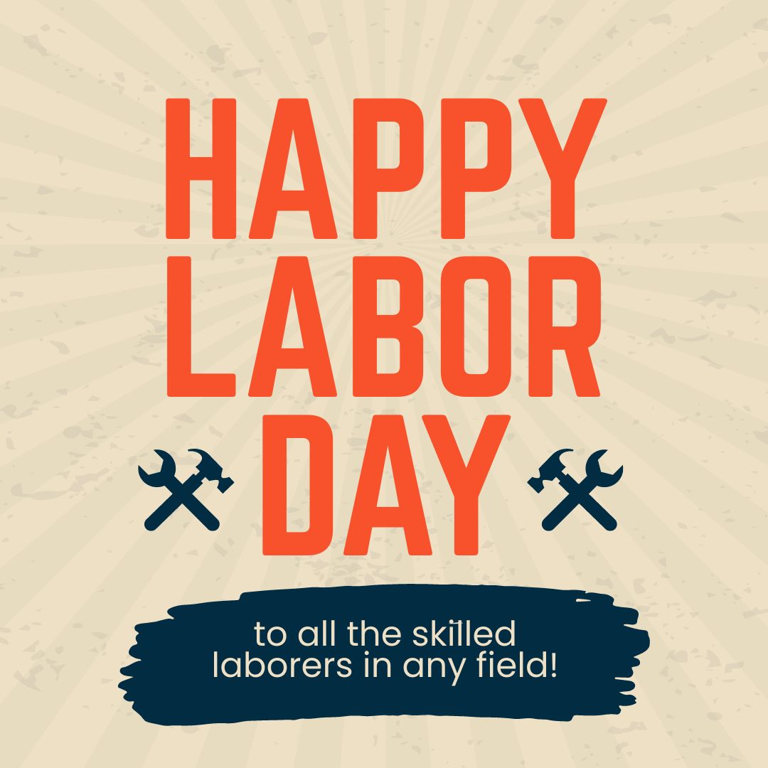 Vintage Happy Labor Day