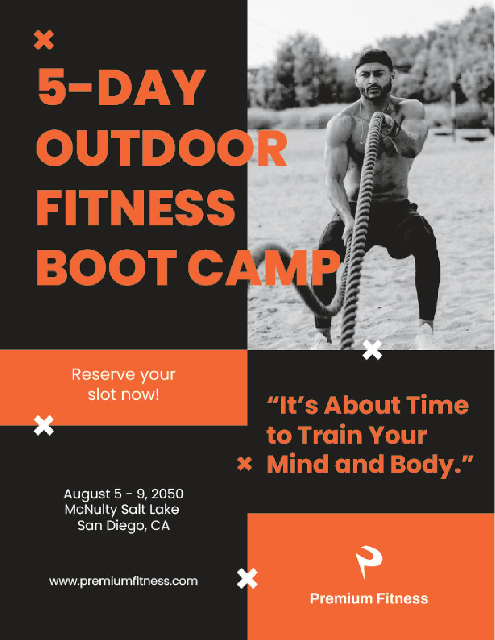 Fitness Boot Camp Flyer