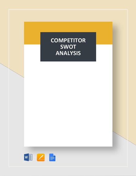 Competitor SWOT Analysis 