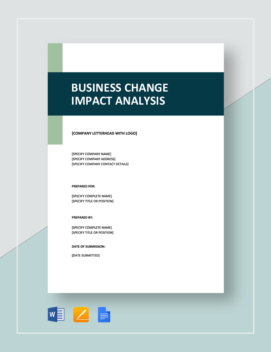 Business Change Impact Analysis