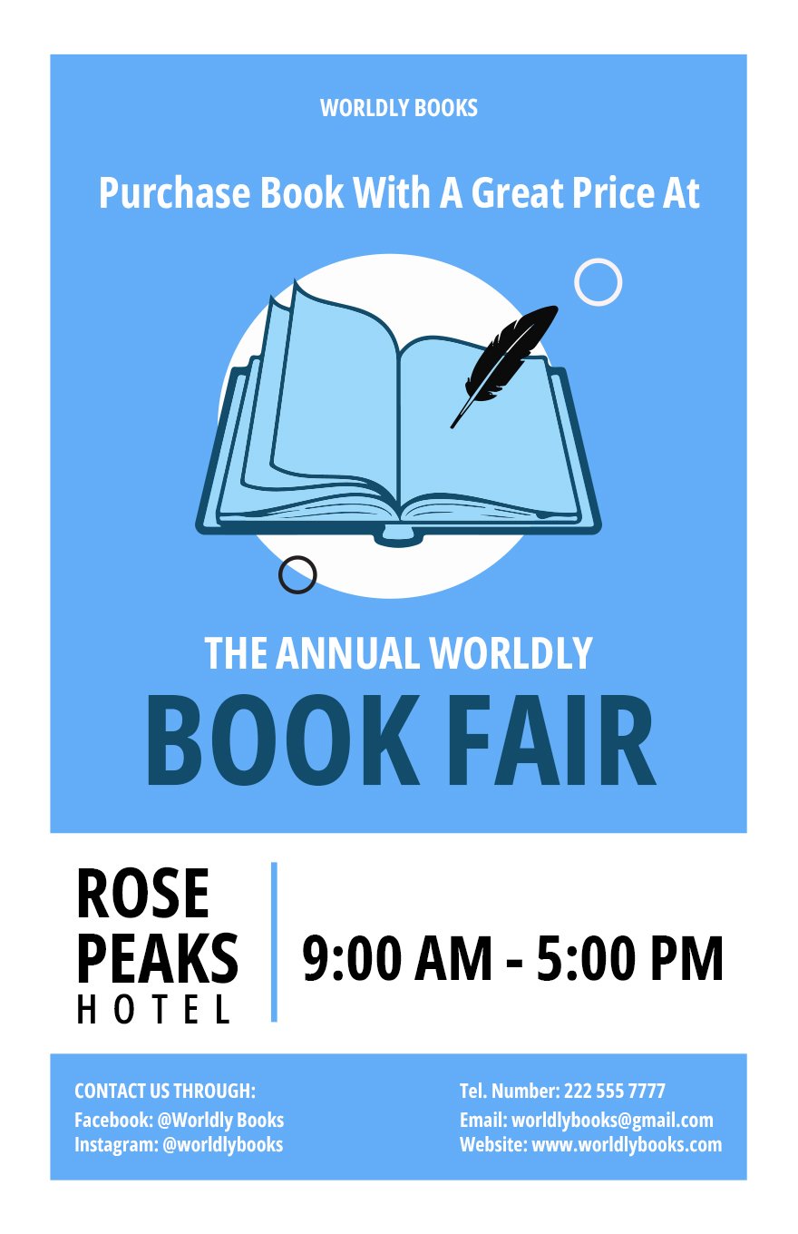Book Fair Festival Poster