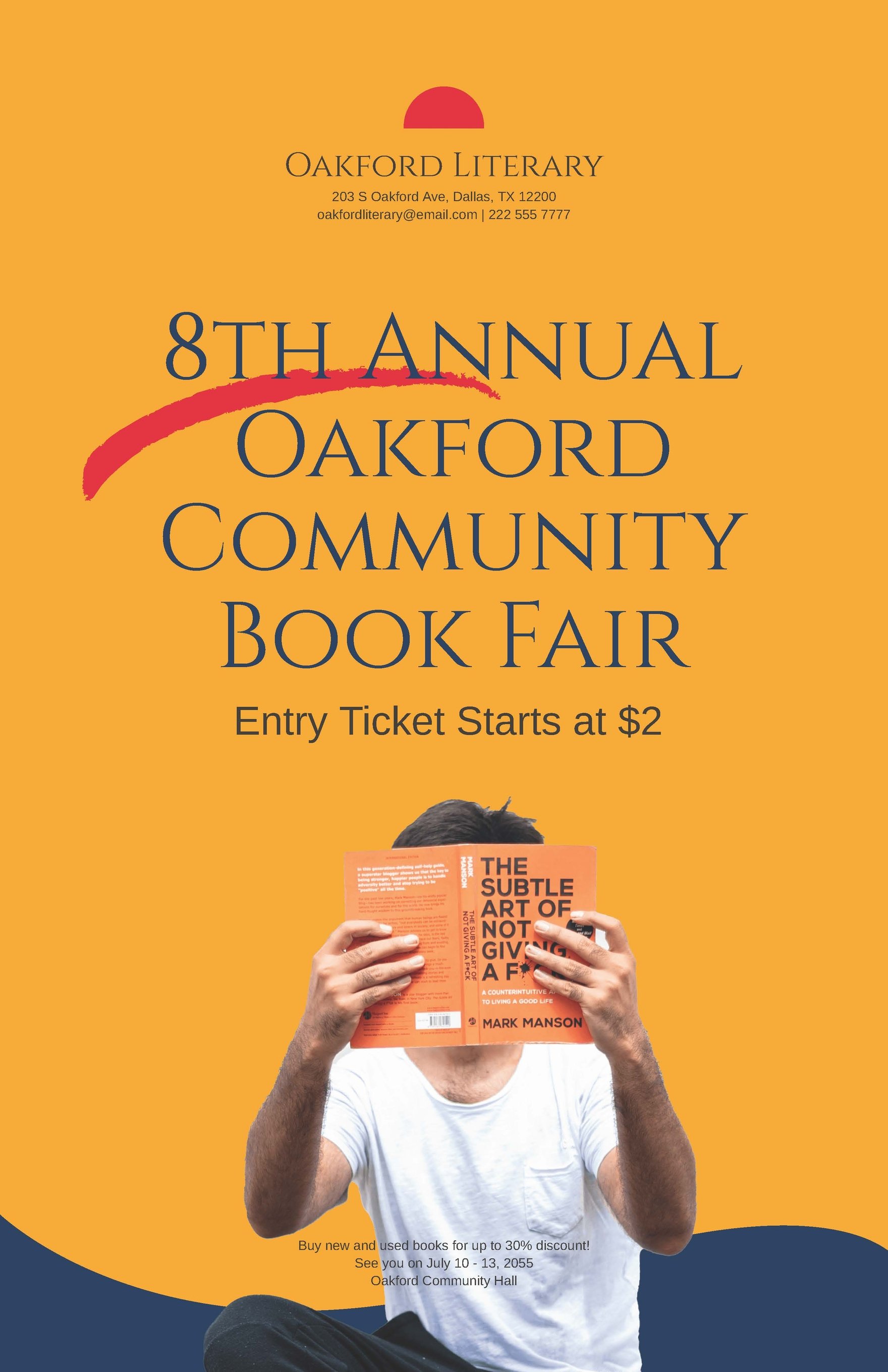 Community Book Fair Poster