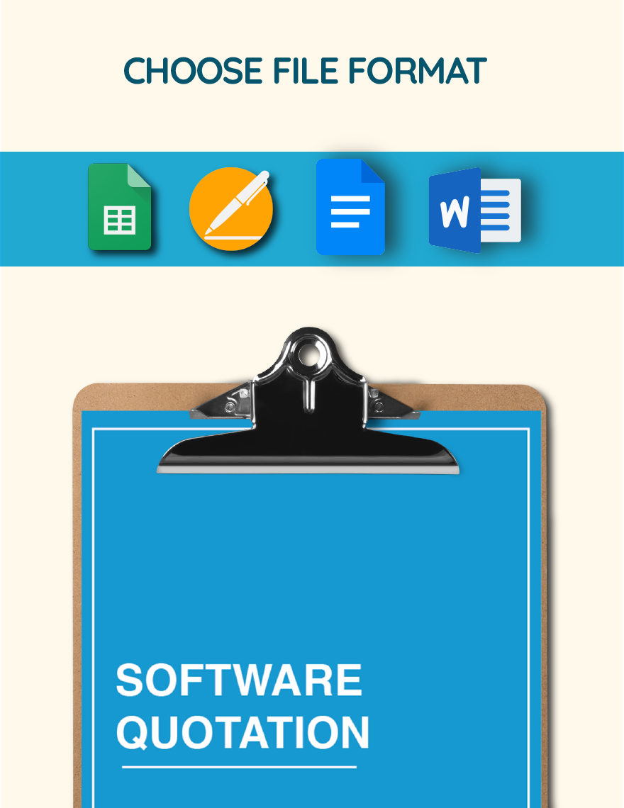 Software Quotation Template