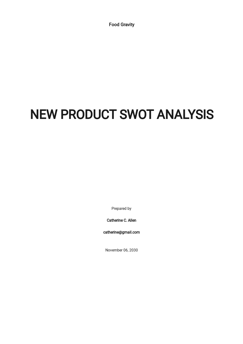 Simple SWOT Analysis Template.jpe