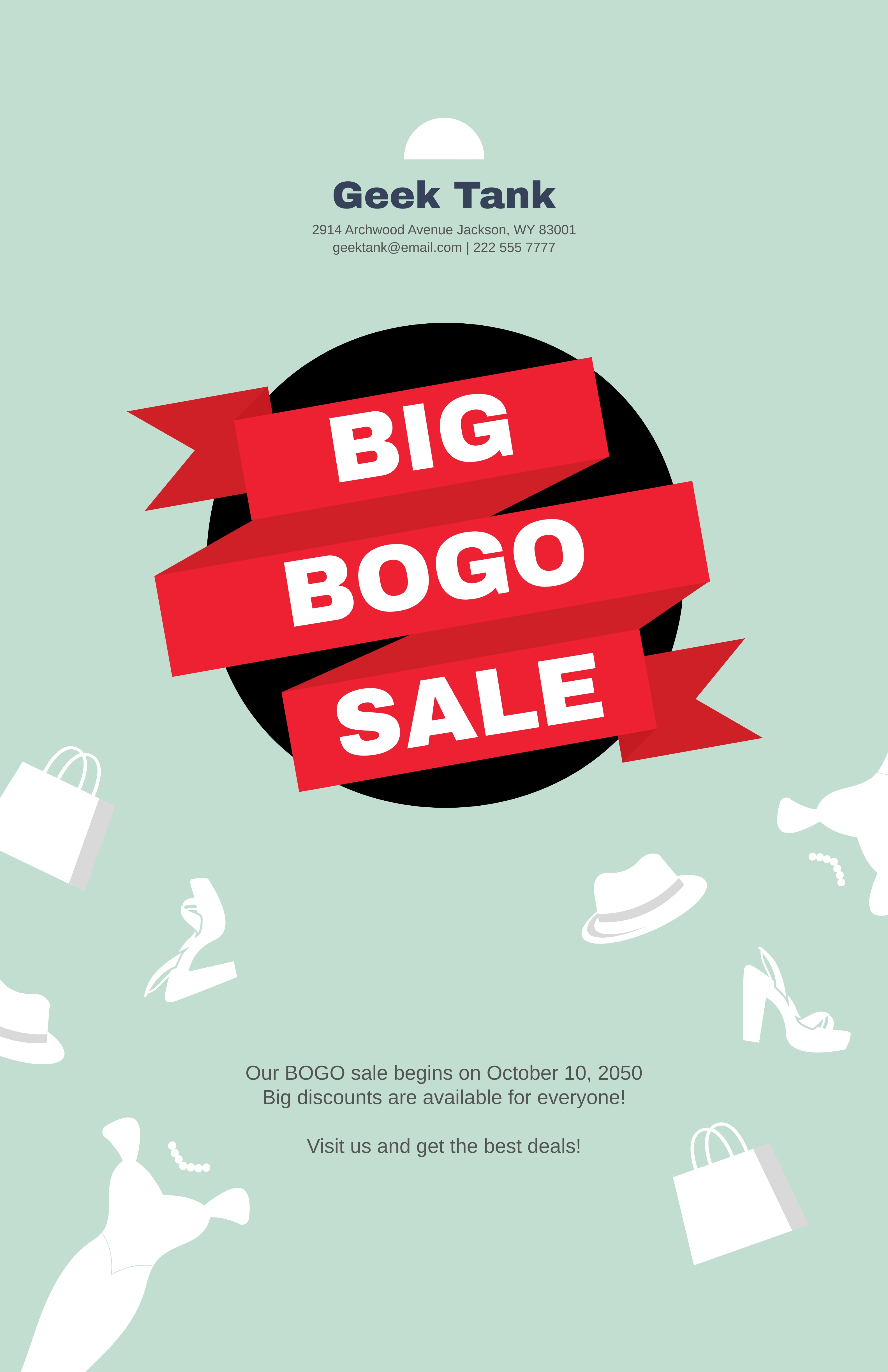 BOGO Poster Template in Word - FREE Download | Template.net