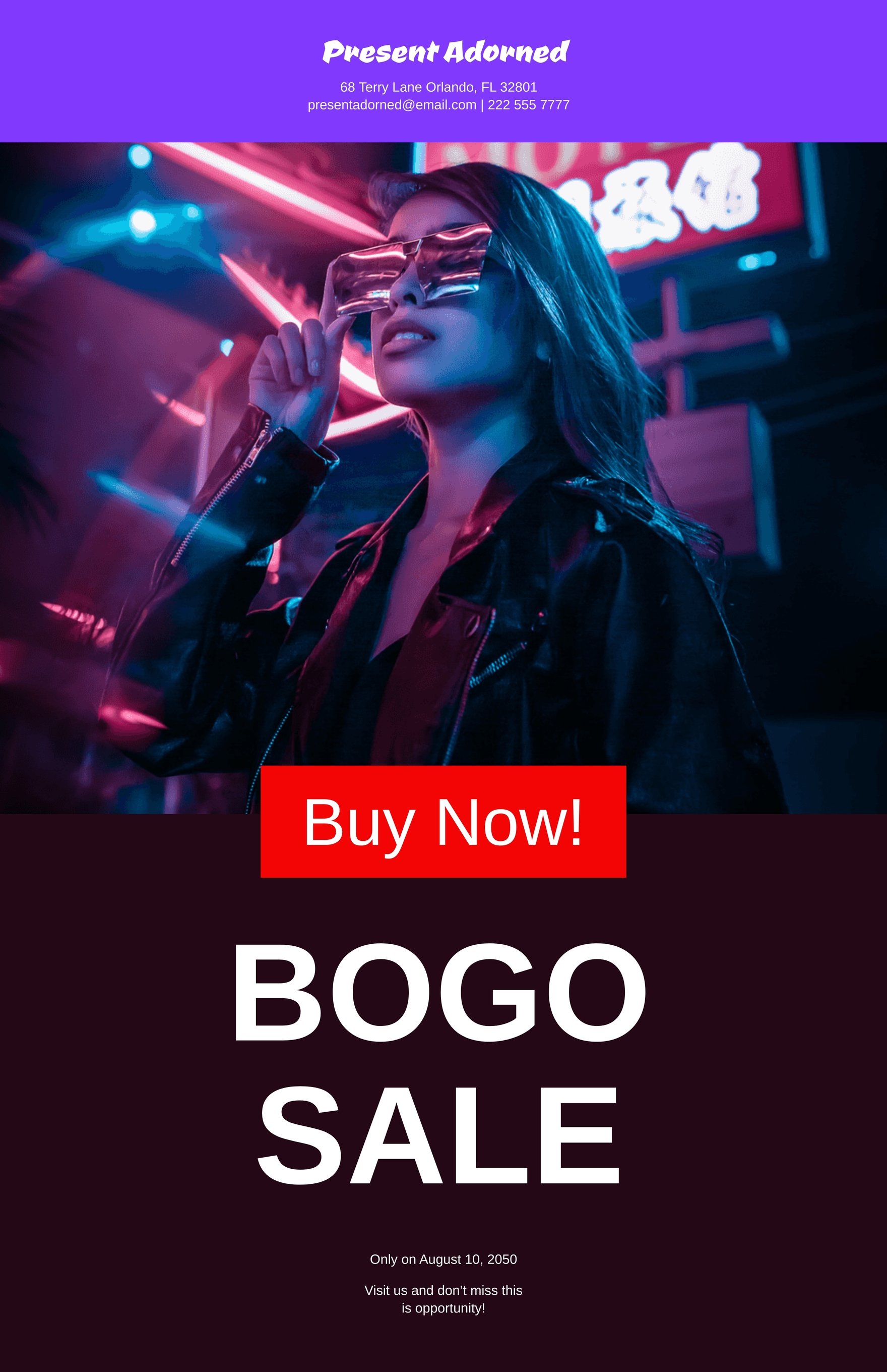 Free BOGO Store Poster