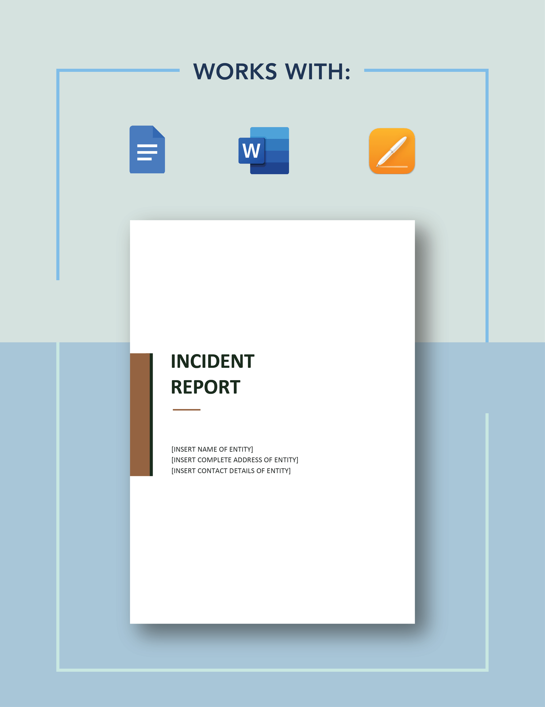 Blank Incident Report Template
