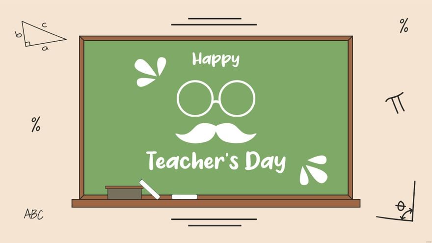 Free Simple Teachers Day Background