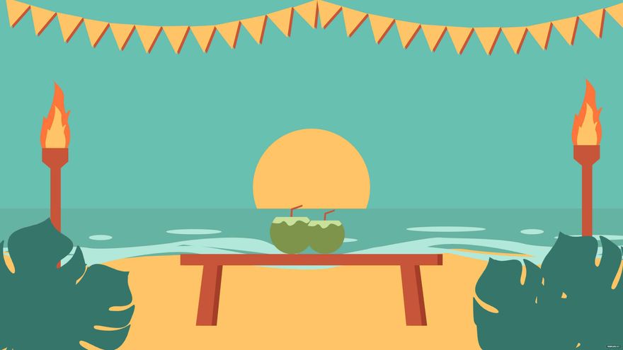 Summery Party Background in Illustrator, EPS, SVG, JPG, PNG