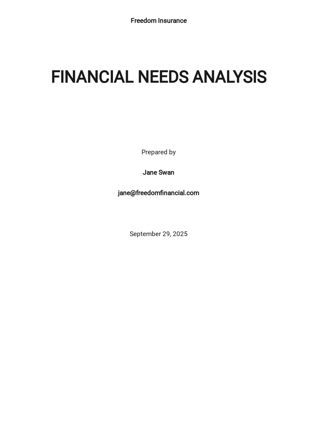 financial analysis essay pdf