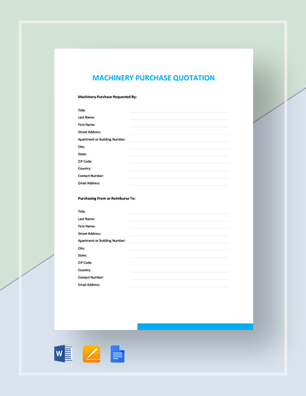 Sample Vehicle Quotation Template [Free PDF] - Google Docs, Google ...