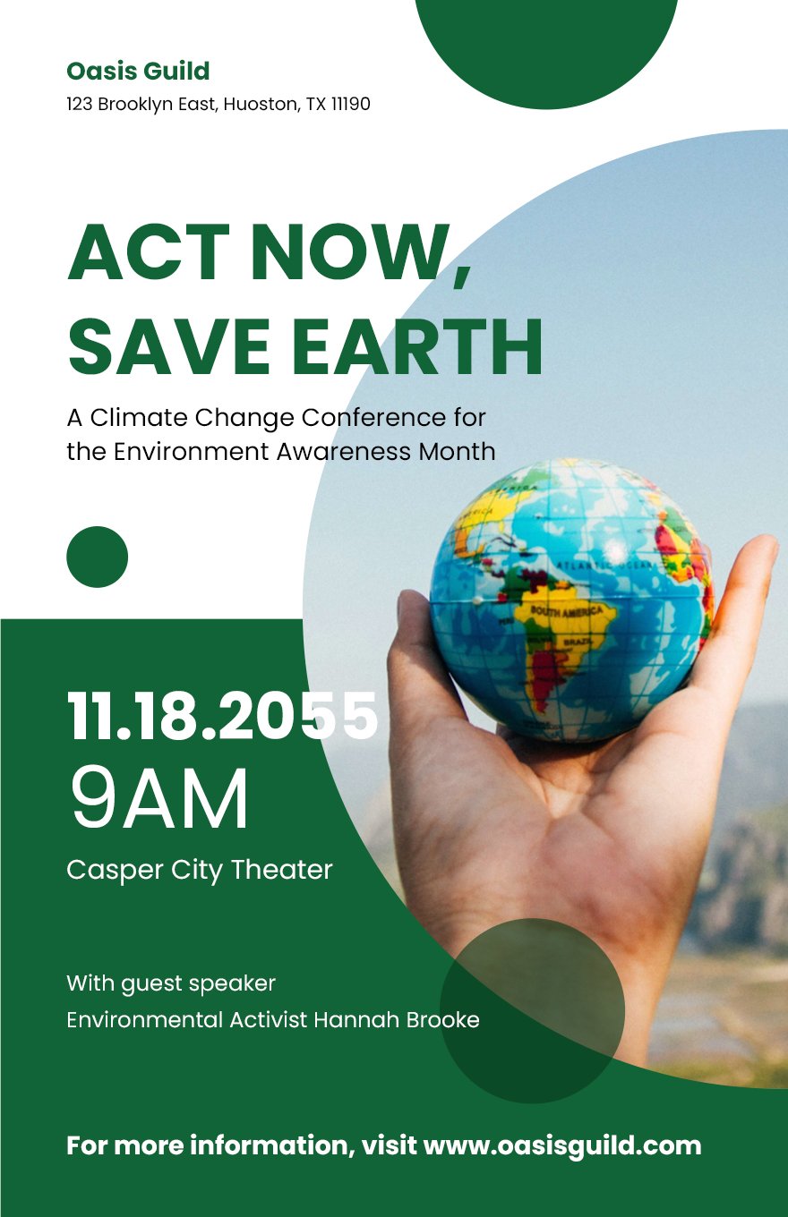 Free Environmental Awareness Poster