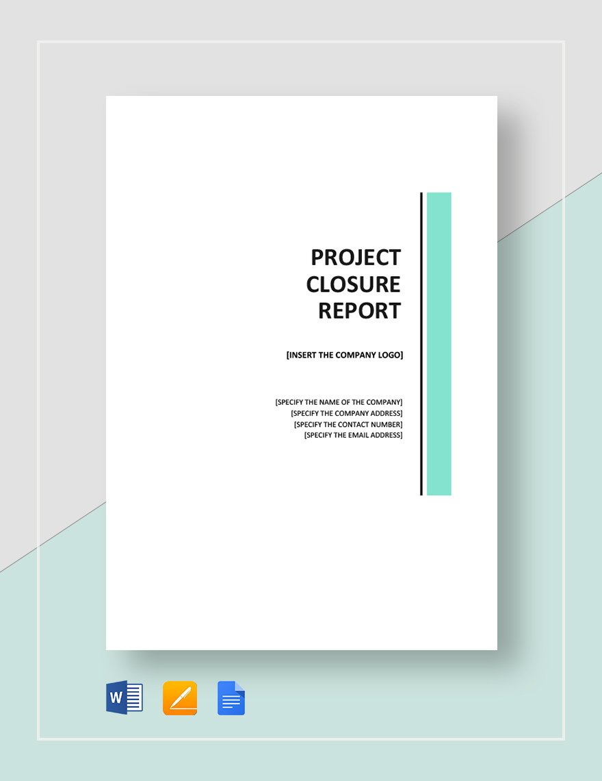 Project Closure Report Template