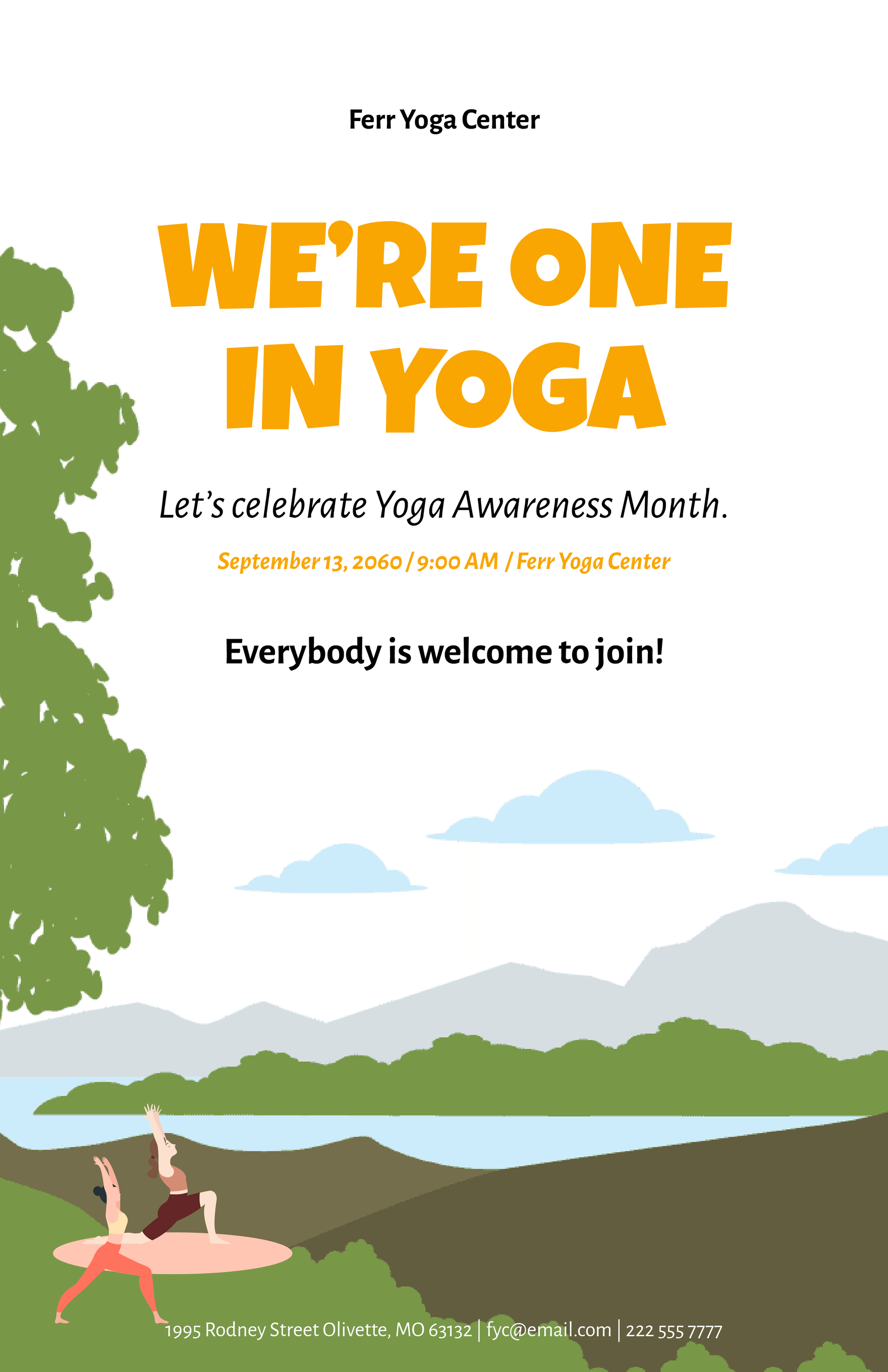 Yoga Awareness Poster