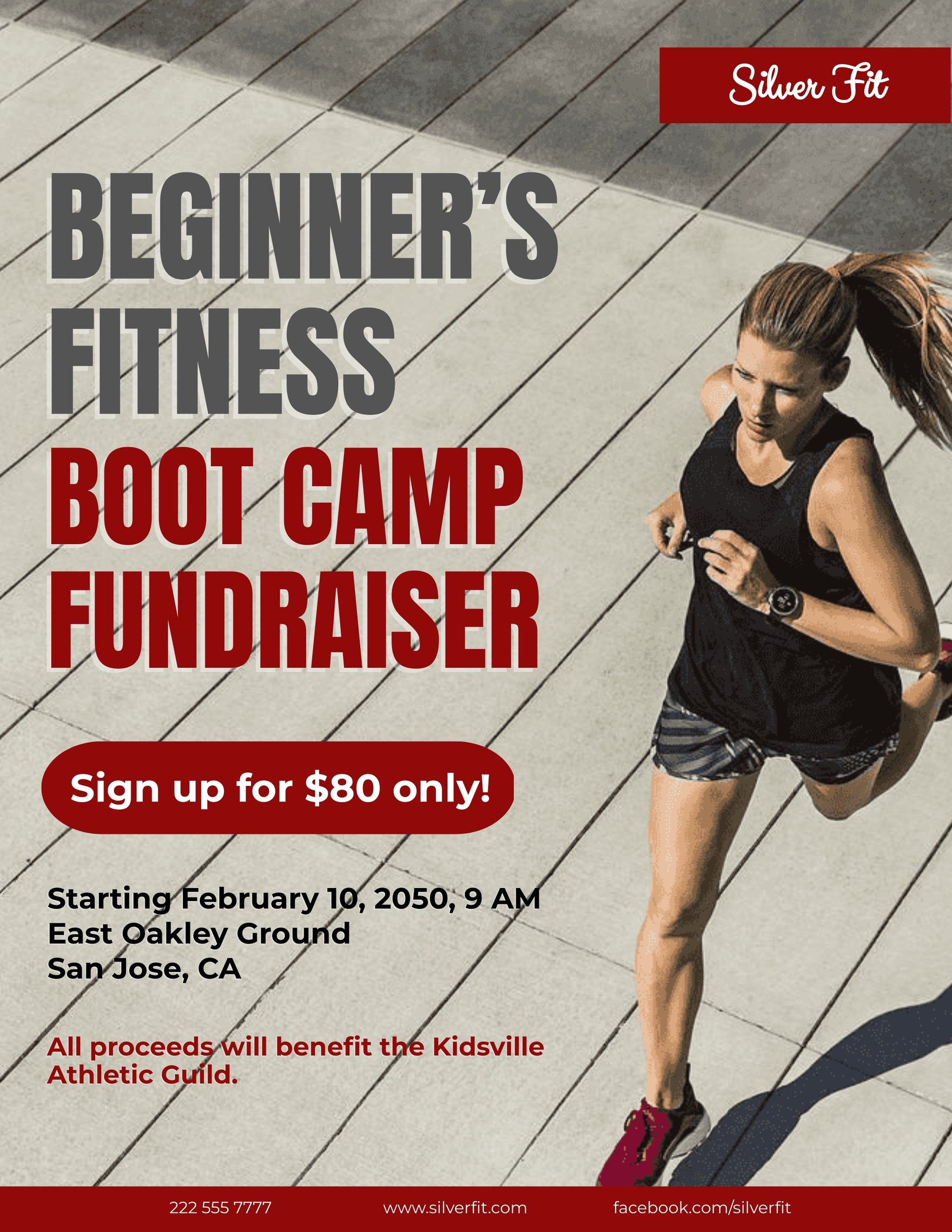 Fundraiser Boot Camp Flyer