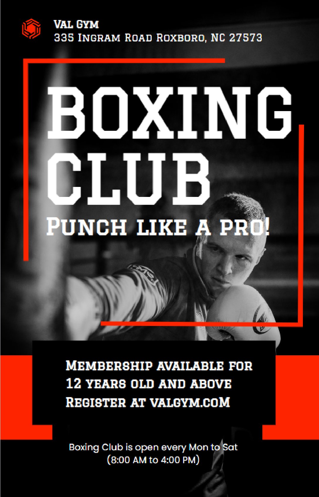 Boxing Club Poster