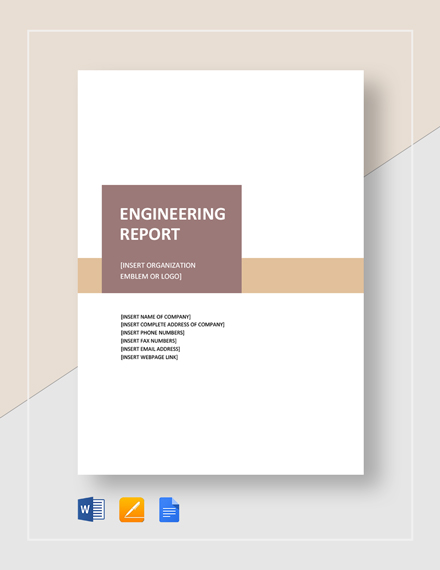 14 Technical Report Templates Docs PDF Word