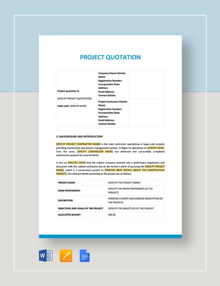 Video Production Quotation Template from images.template.net