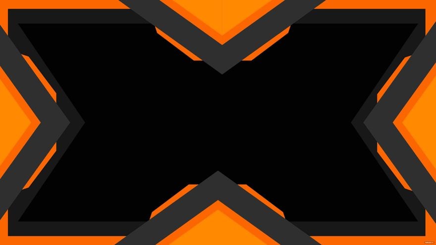 Orange Gaming Background