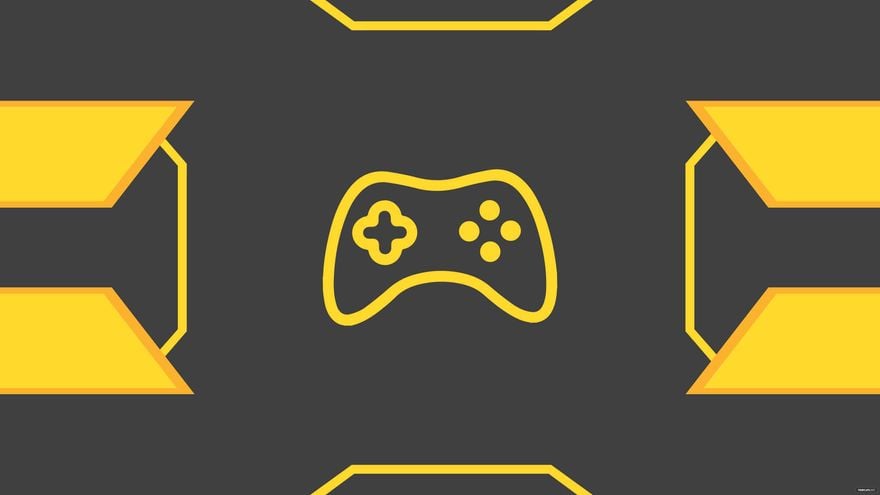 Free Yellow Gaming Background