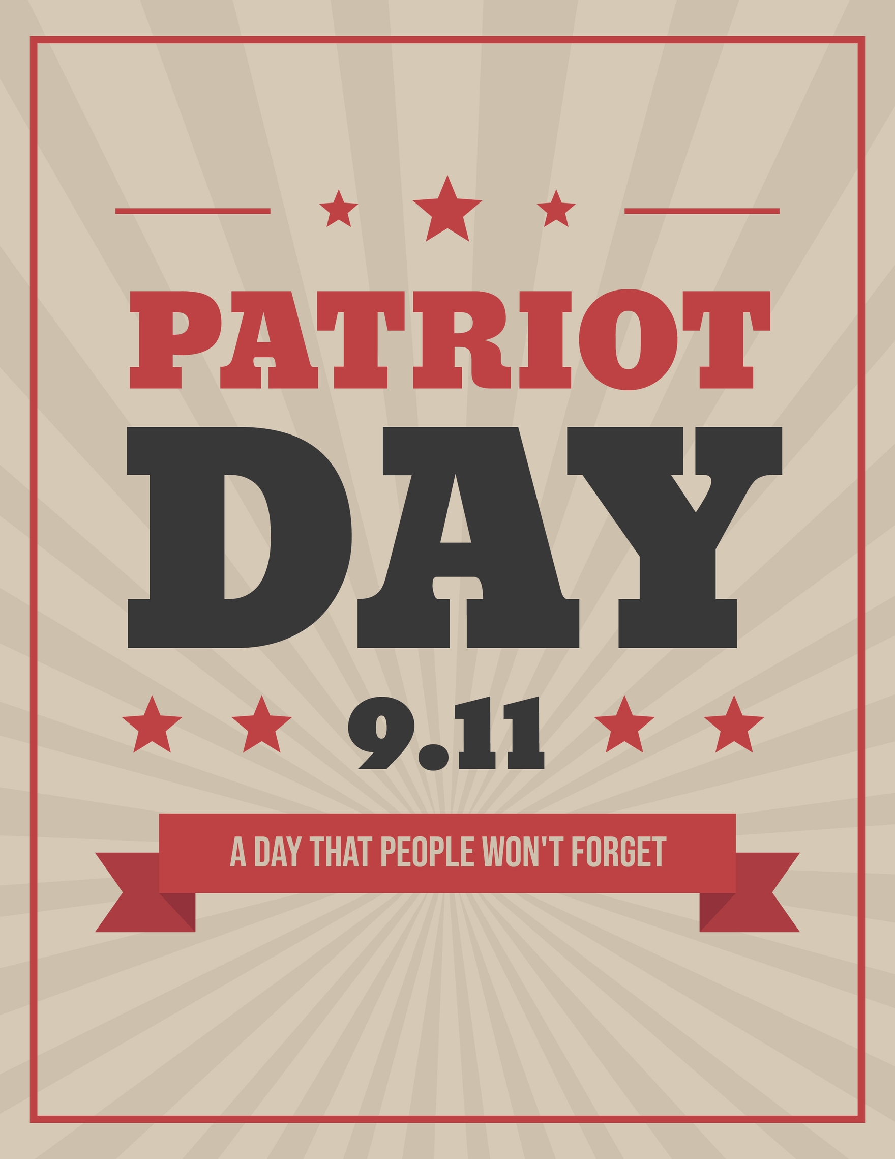 Free Vintage Patriot Day Flyer in Word, Google Docs, Illustrator, PSD, Apple Pages, Publisher