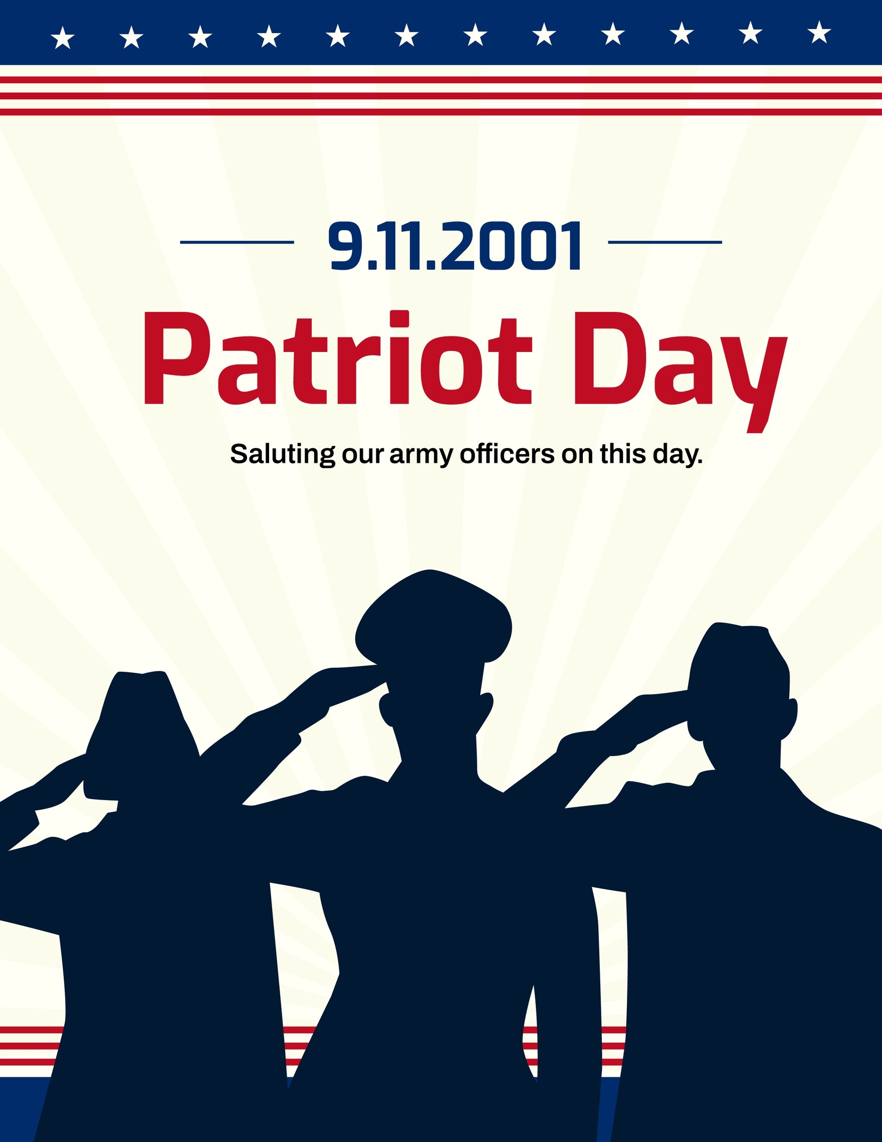 Patriot Day Army Flyer in Word, Google Docs, Illustrator, PSD, Apple Pages, Publisher