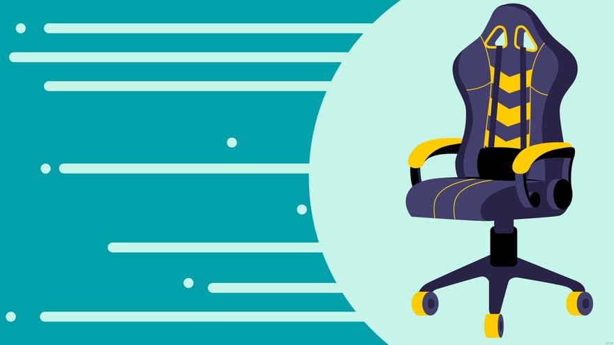 Gaming Chair Background in Illustrator, EPS, SVG, JPG, PNG