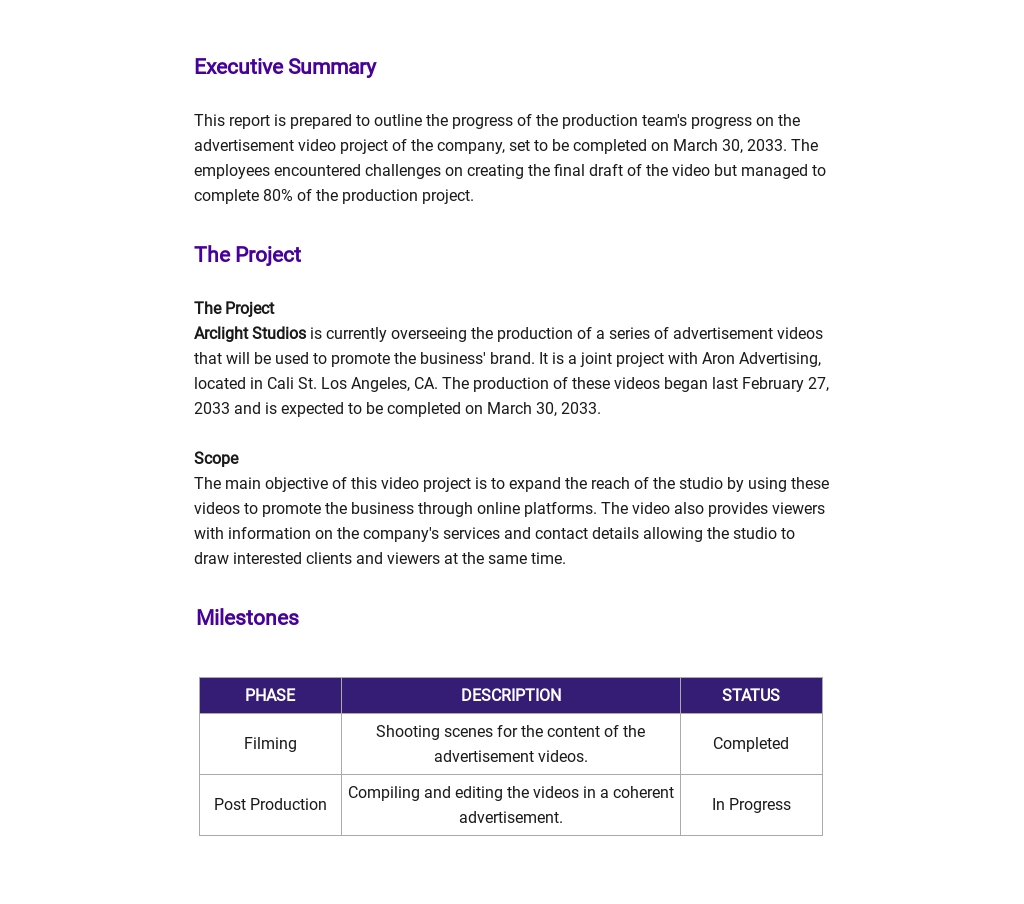 Assignment Report Template