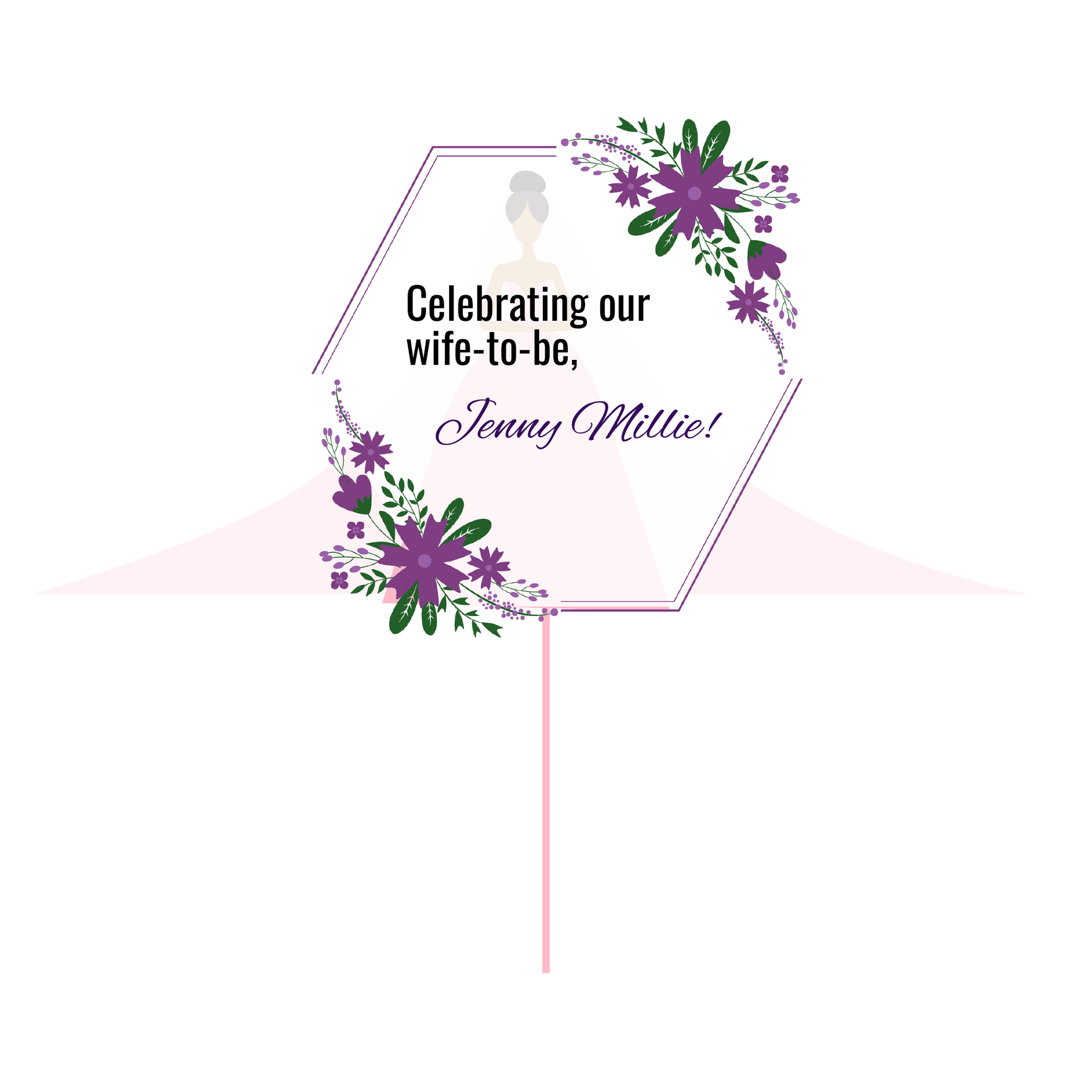 Bridal Shower Cake Topper in Illustrator, SVG, JPG, EPS, PNG - Download | Template.net