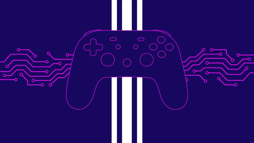 Free Violet Gaming Background