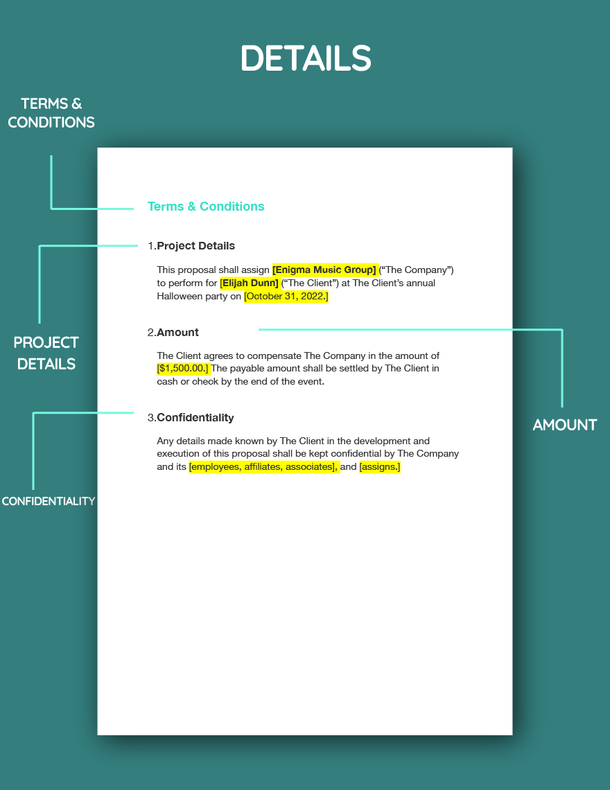 DJ Proposal Template in Word Pages Google Docs Download Template net