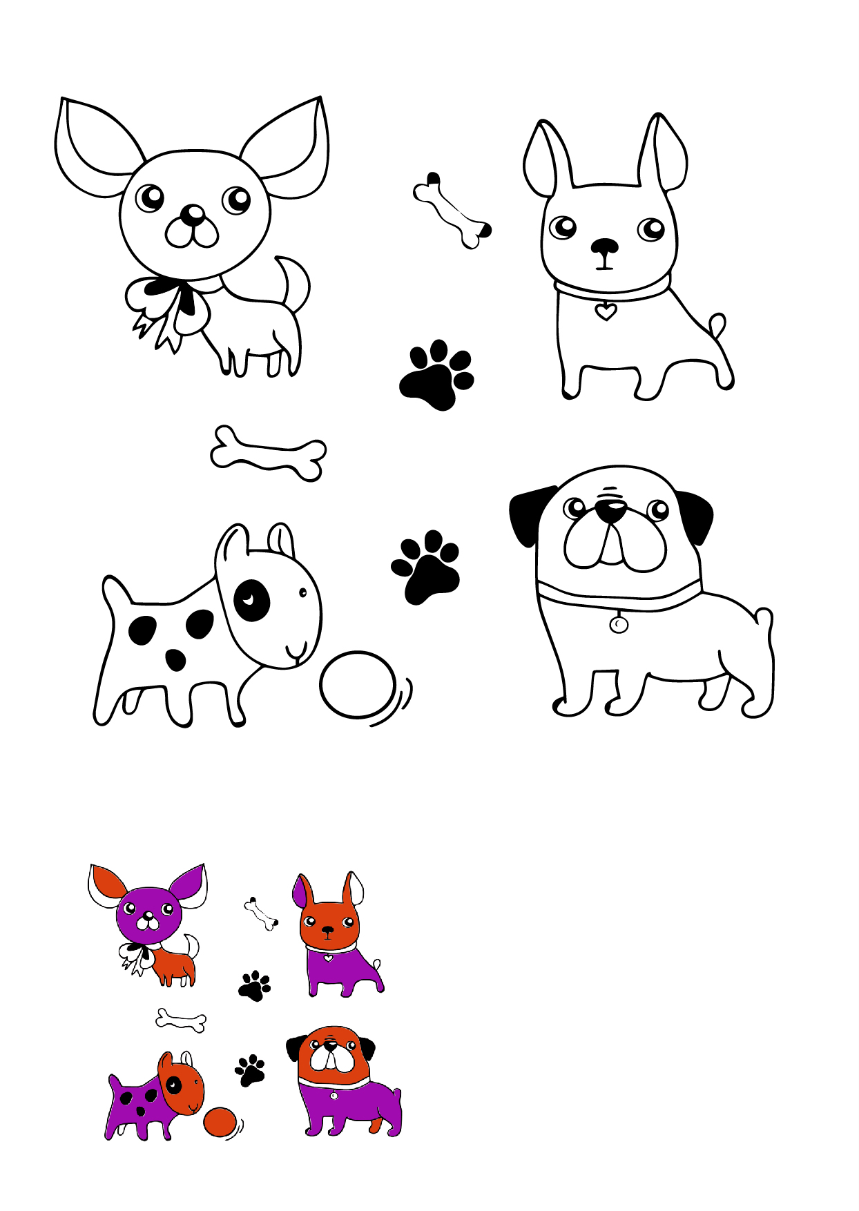 Free Heart Doodle Coloring Page - Download in PDF | Template.net