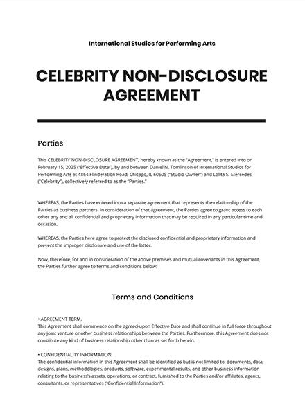 Non - Disclosure Agreement Beta Tester Template - Word ...