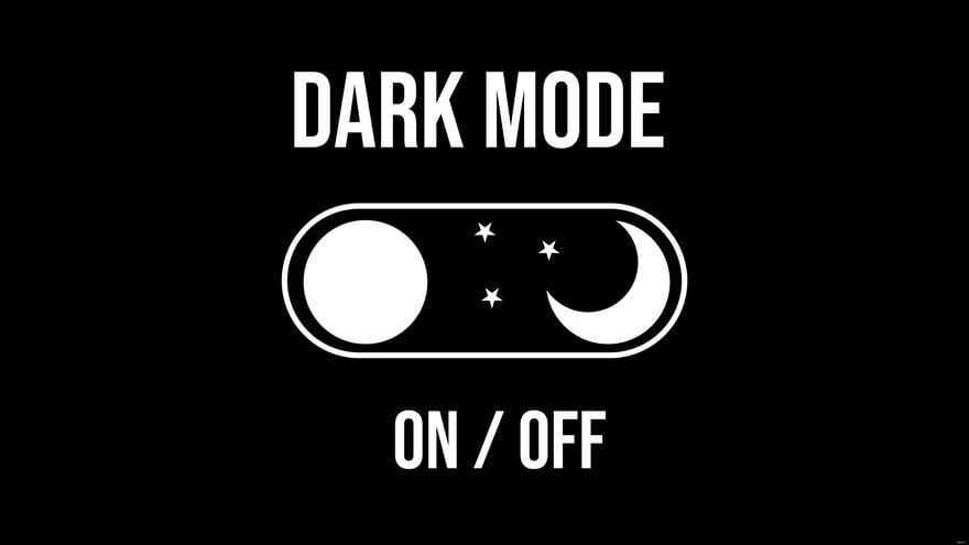 Dark Mode Background in Illustrator, EPS, SVG, JPG, PNG