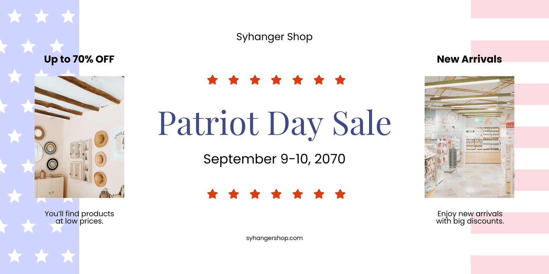 Patriot Day Promotion Banner Template