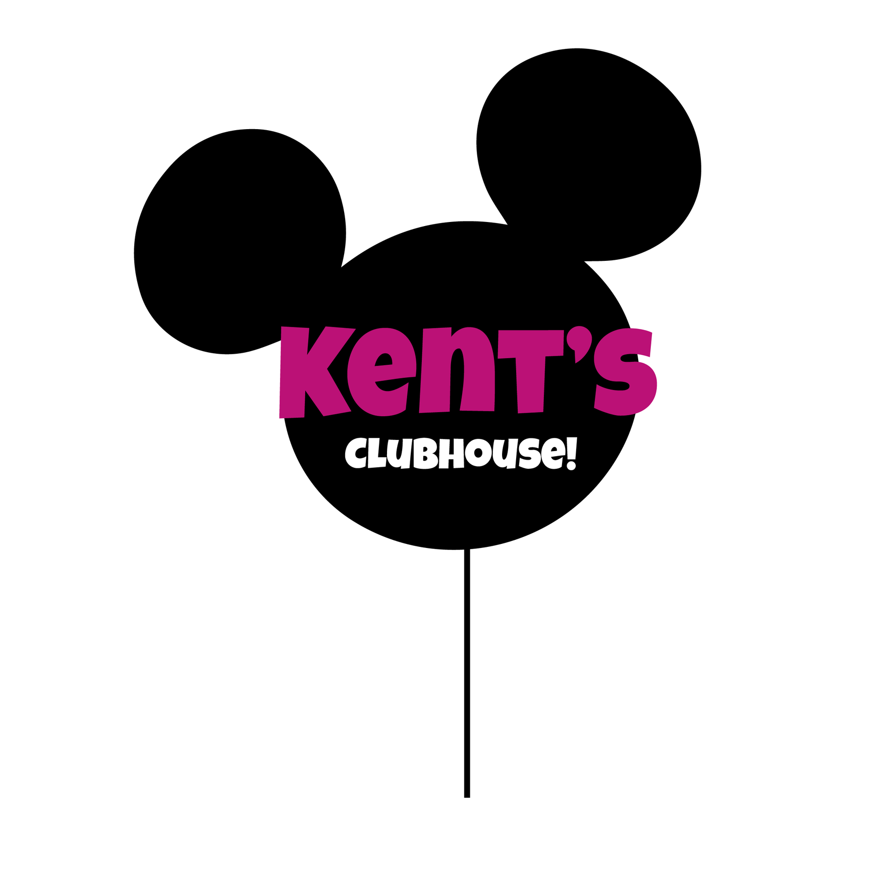 Mickey Mouse Cake Topper Template