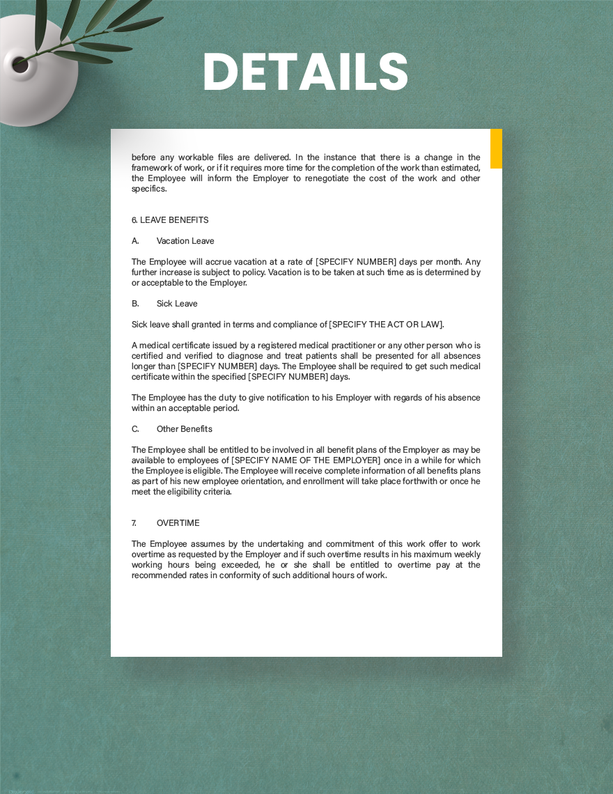 Graphic Designer Contract Template Google Docs, Word, Apple Pages