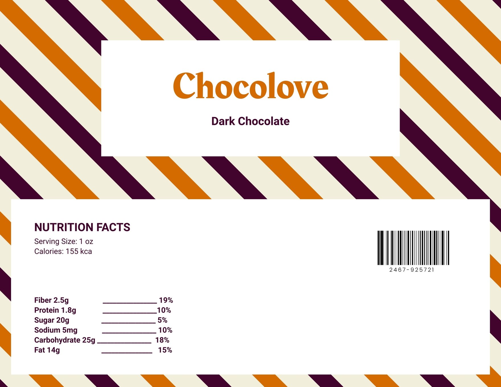 Diy Chocolate Bar Wrapper Template - Design Talk