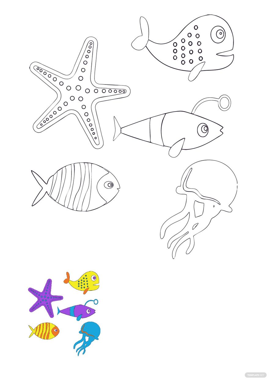 Free Realistic Animals Coloring Pages - PDF 