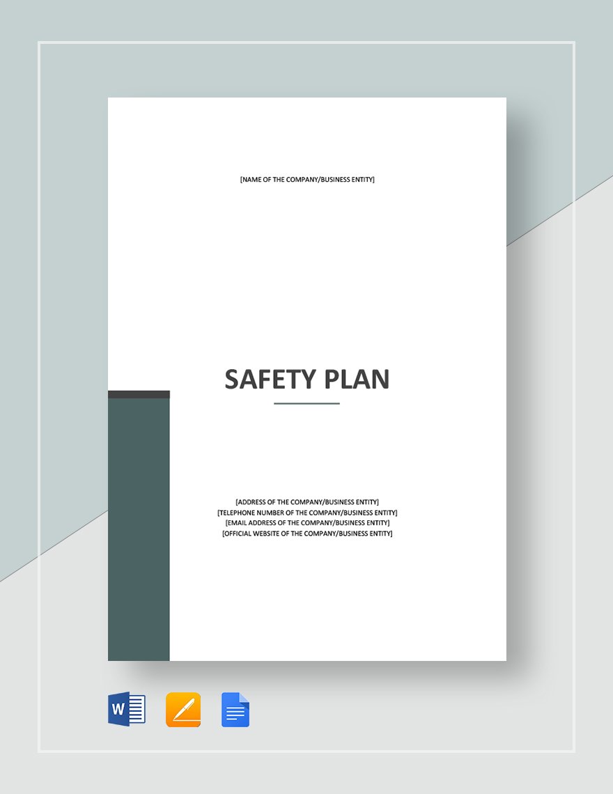 Safety Plan Template