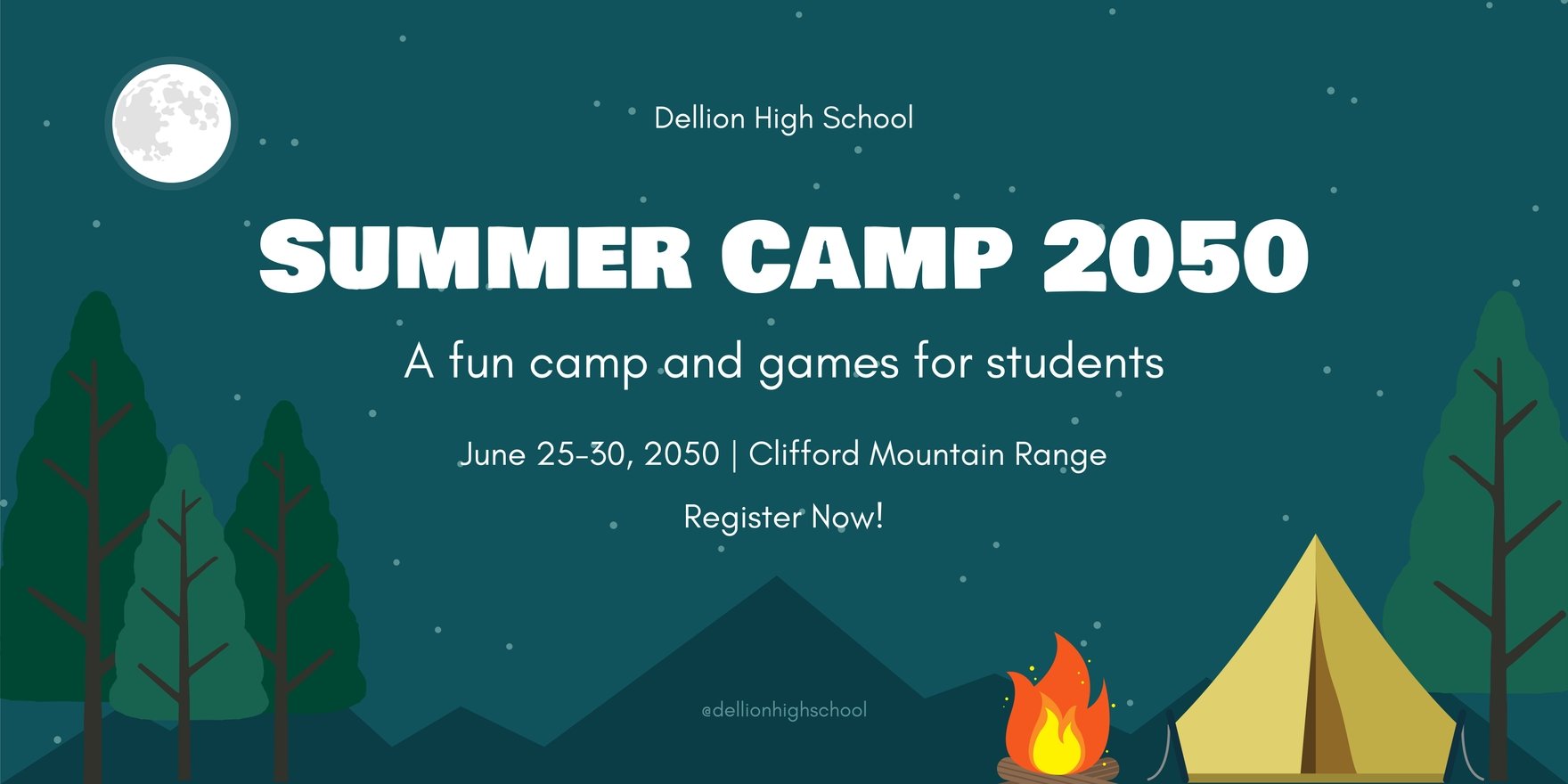 Summer Camp Banner Design