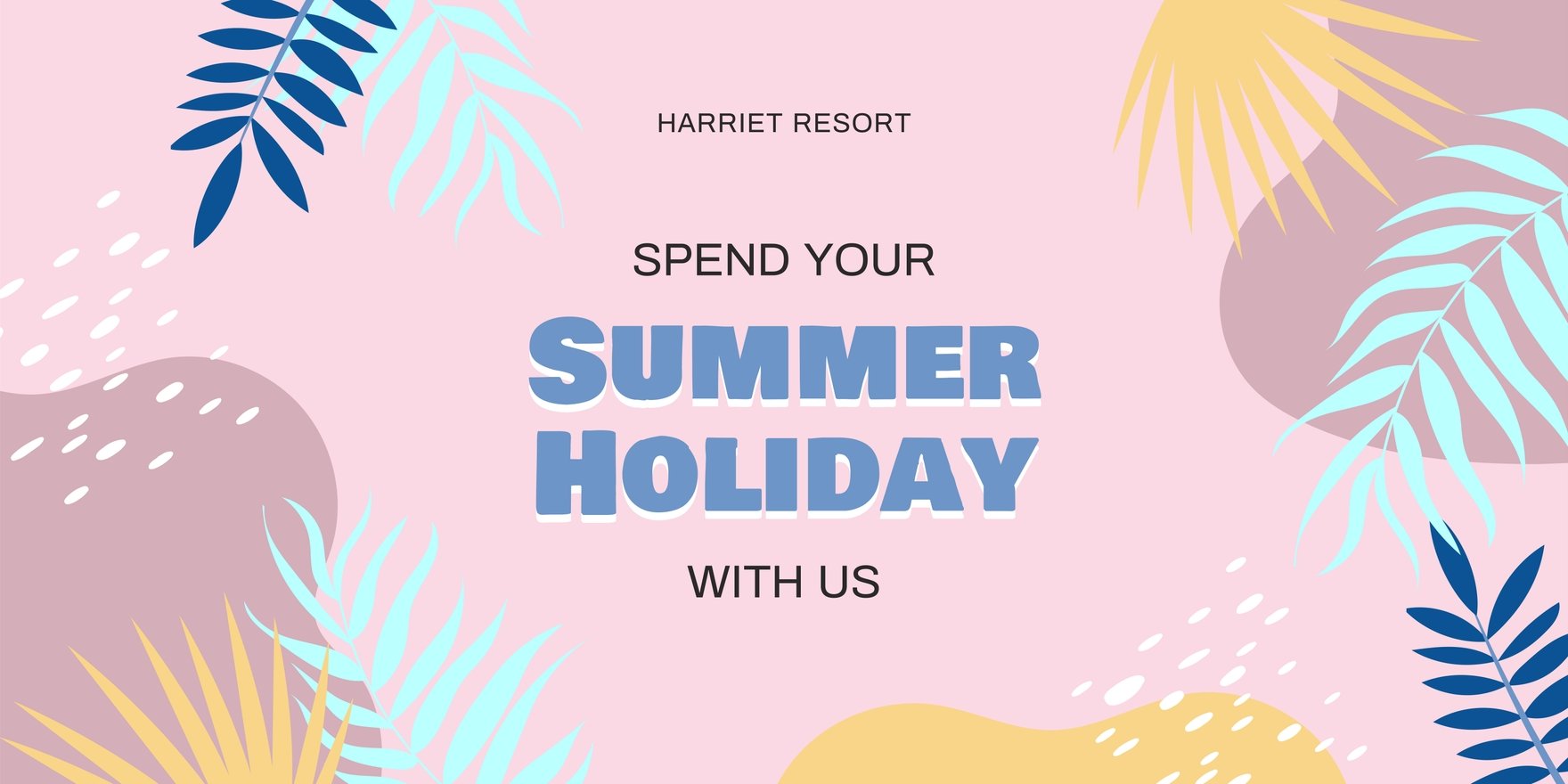 Summer Holiday Banner Template