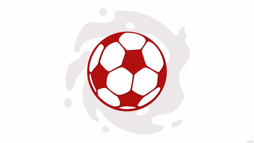 Red Football Background in Illustrator, EPS, SVG, JPG, PNG