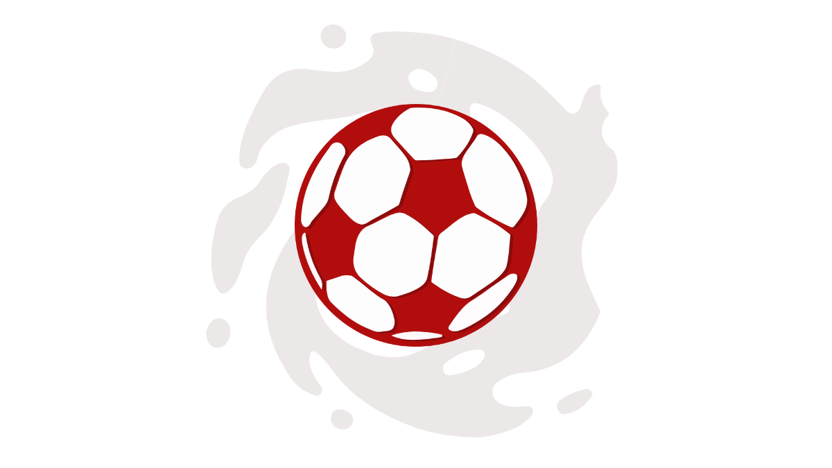 Red Football Background