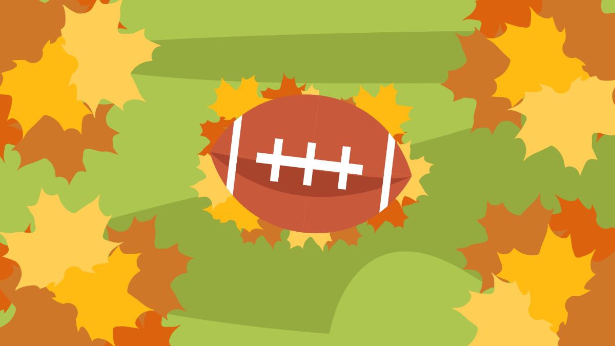 Fall Football Background Template