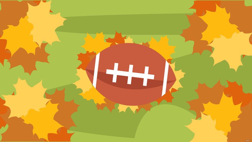 Fall Football Background in Illustrator, EPS, SVG, JPG, PNG