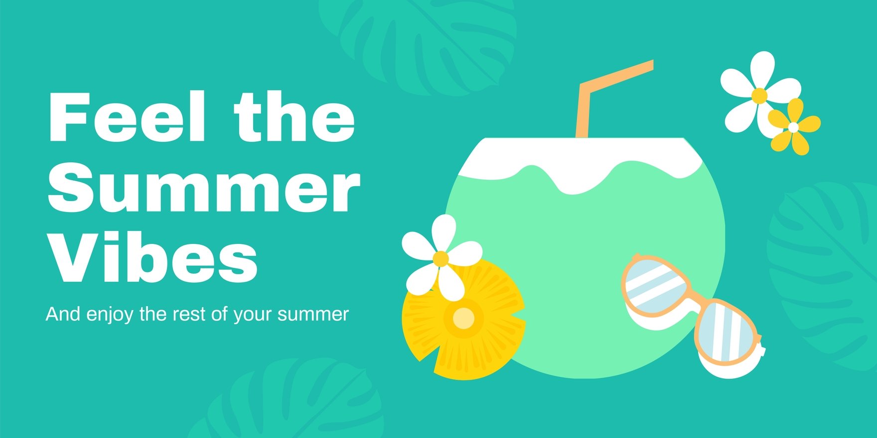 Summer Vibes Banner Template