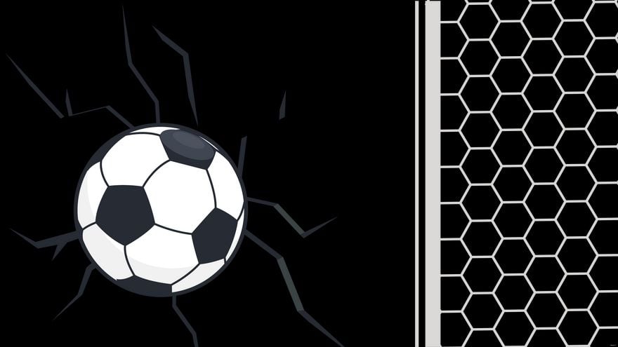Football White Background Template