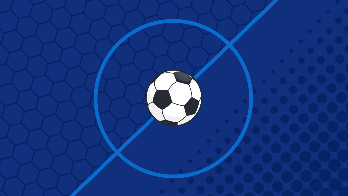Blue Football Background Template