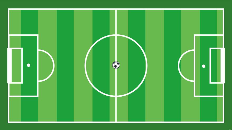 Free Football Court Background Template